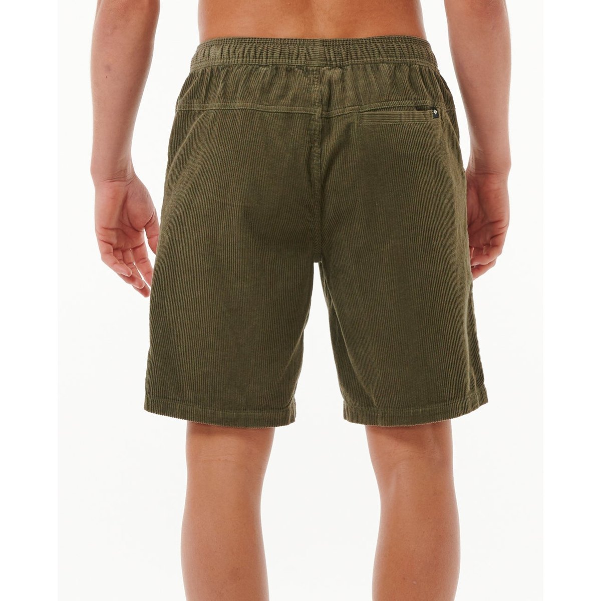 Short CLASSIC SURF CORD VOLLEY olive poussiéreux, RIP CURL