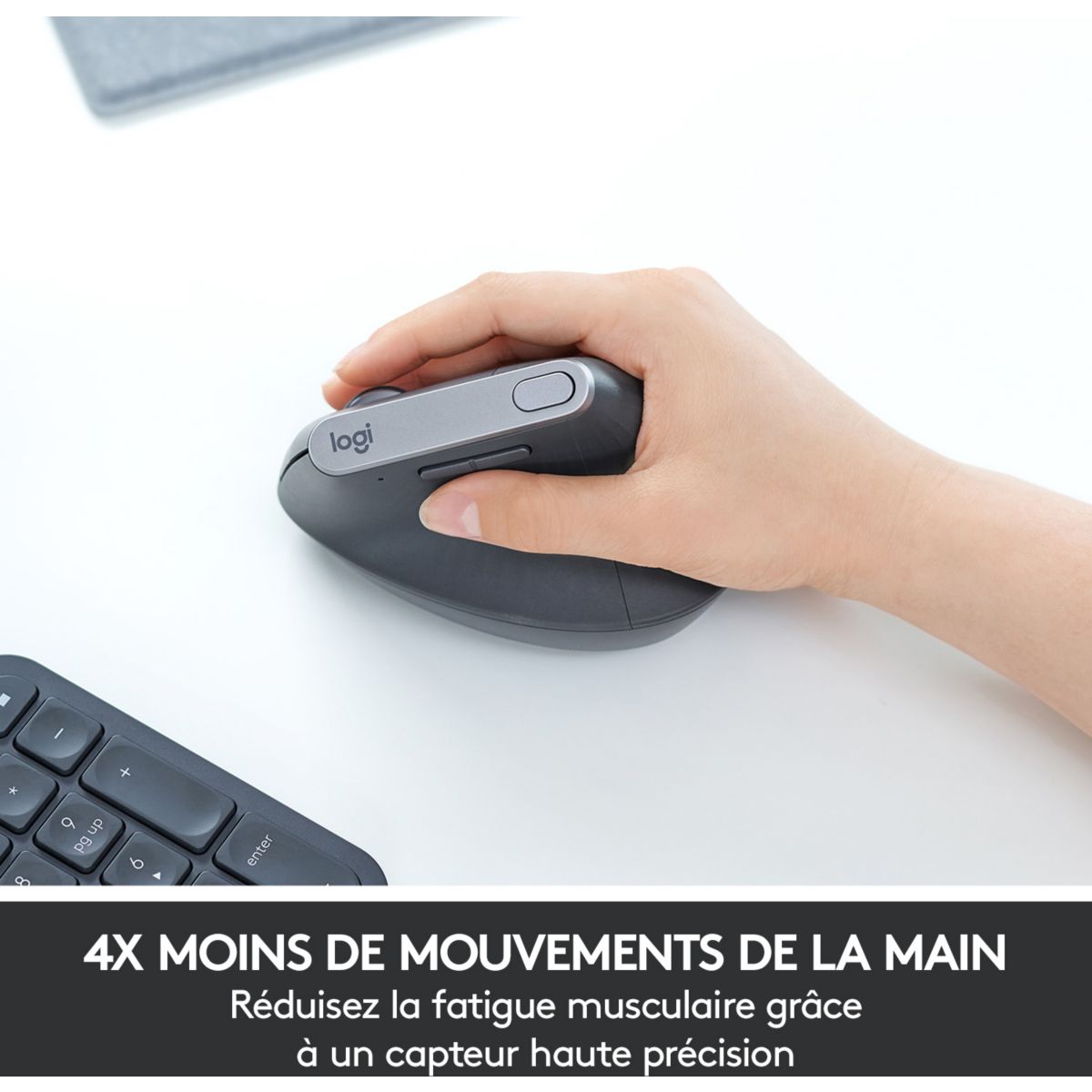 Souris sans fil MX Vertical noir, LOGITECH