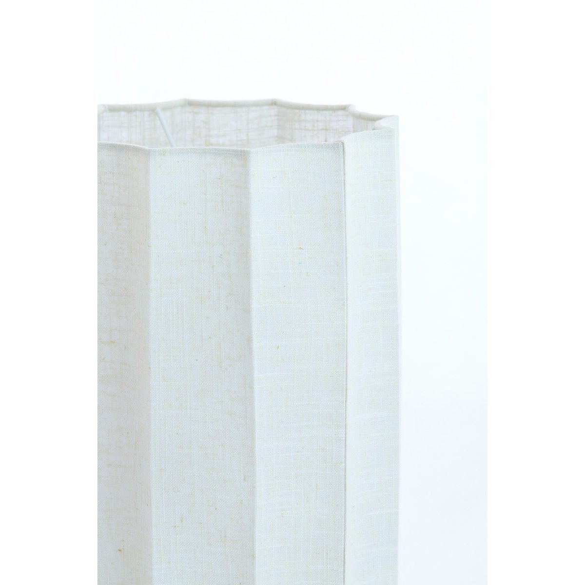 Abat-Jour Textiles DISLI blanc, LIGHT & LIVING 