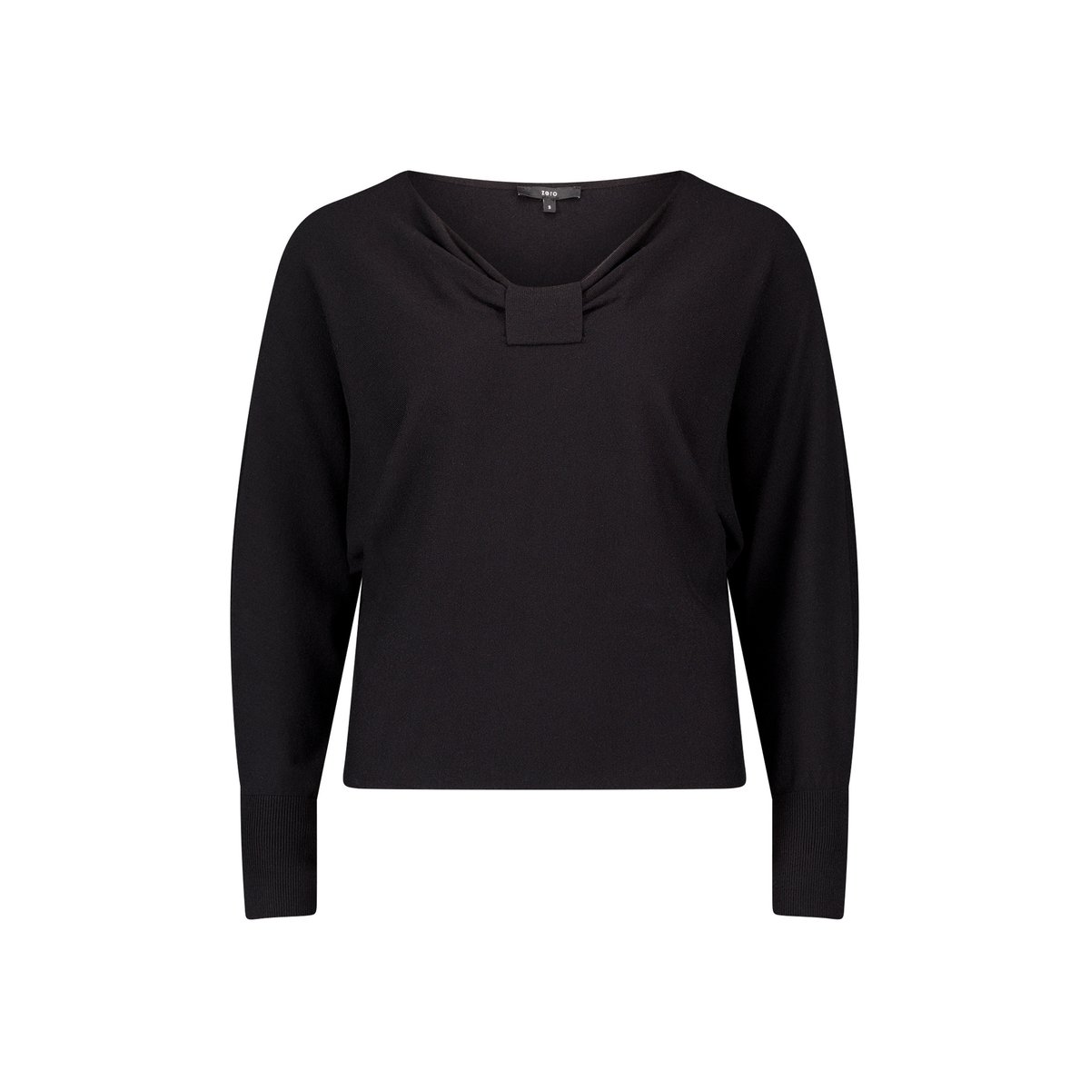 Pull-over en maille à manches chauve-souris black beauty, ZERO