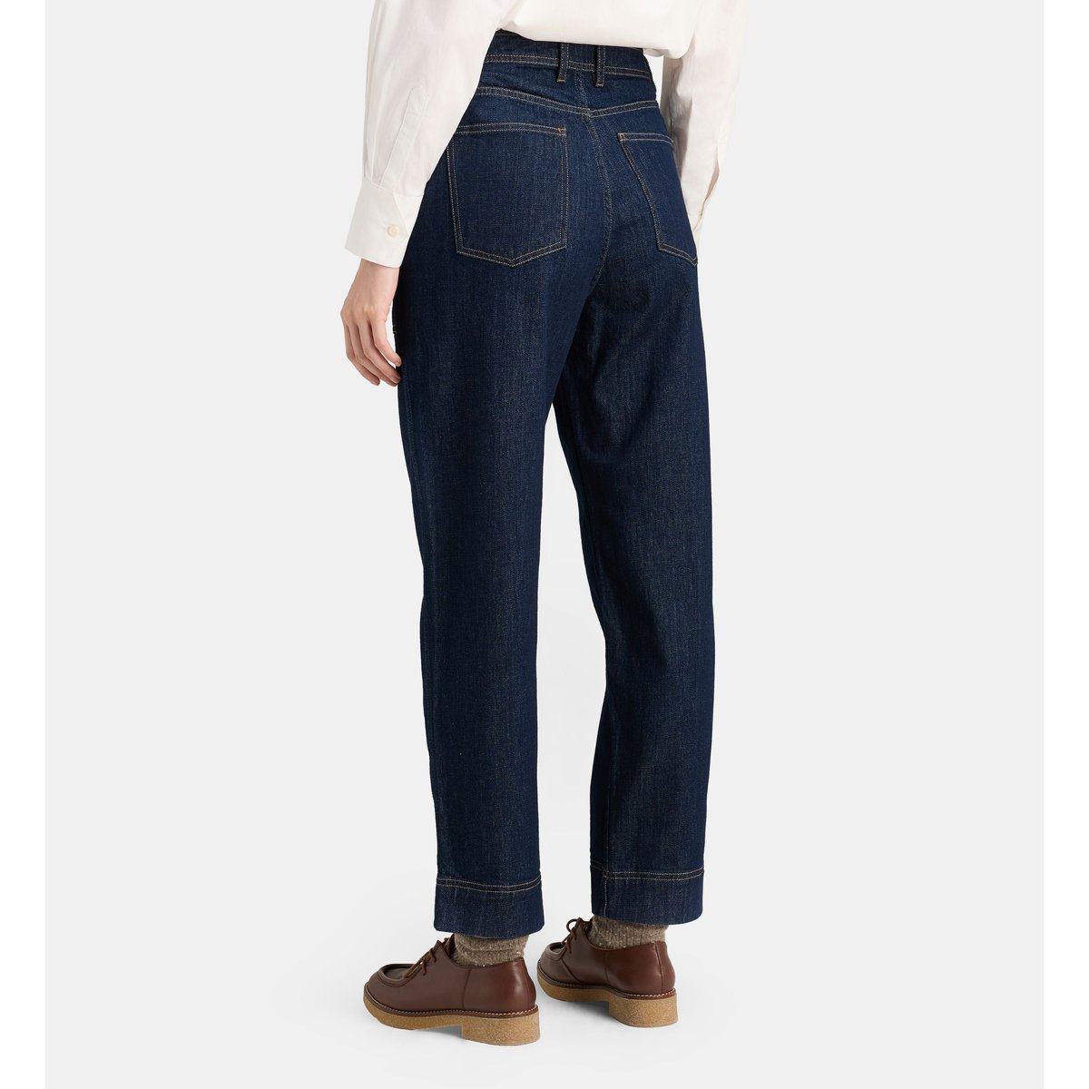 Jean klaudine d ample en denim bleu foncé, JODHPUR