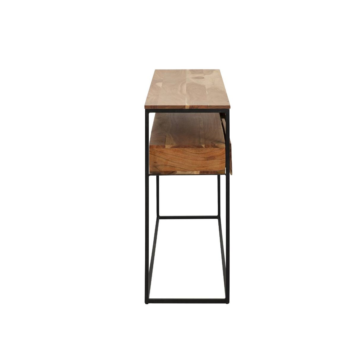 Console en bois d'acacia ETIENNE bois clair, MADE IN MEUBLES 