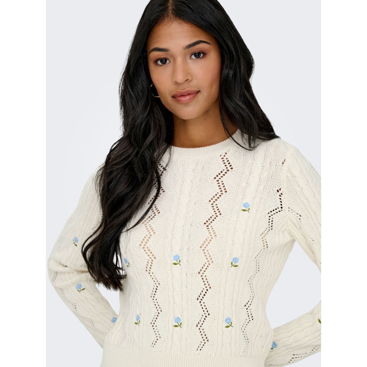 Pull En Maille ecru, ONLY