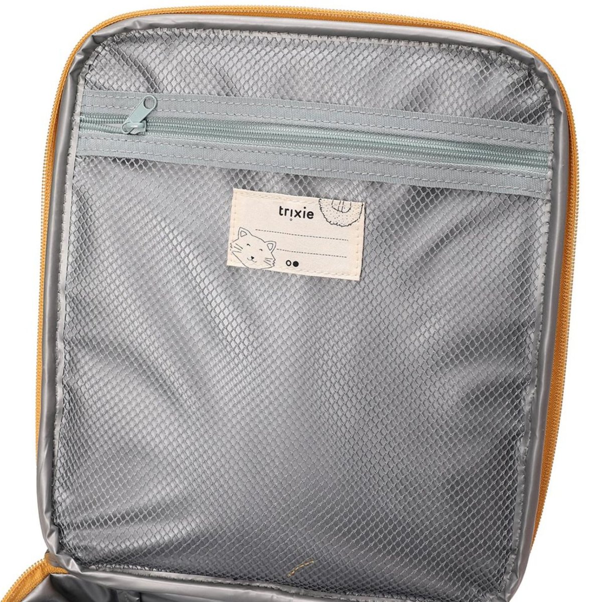 Sac isotherme jaune, blanc, noir, TRIXIE