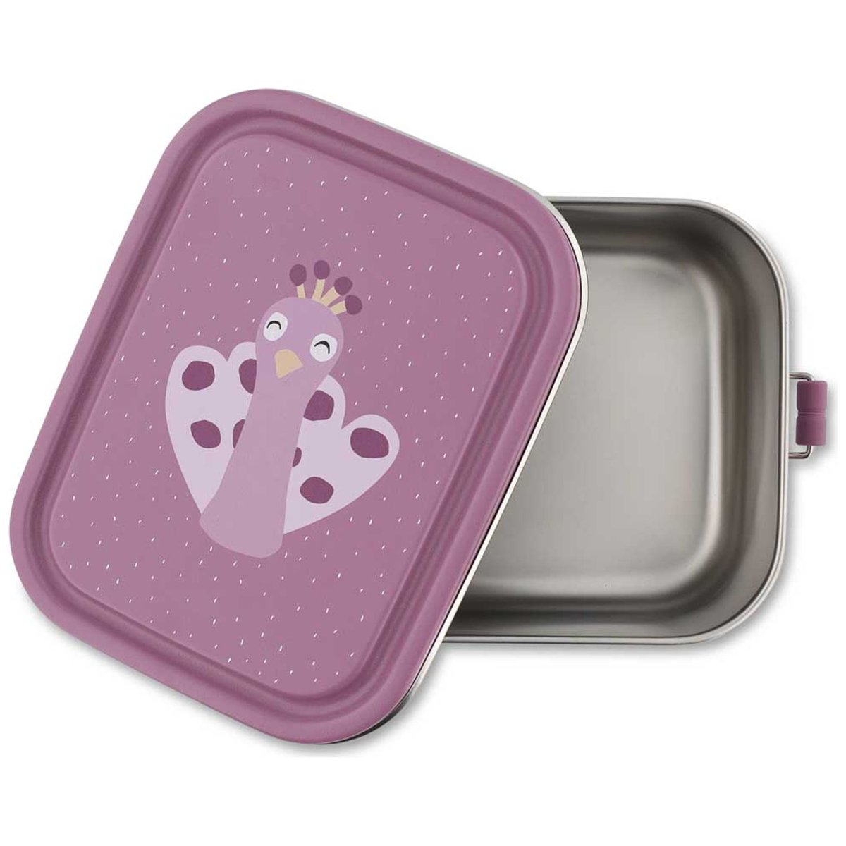 Petite lunch box violet, blanc, TRIXIE