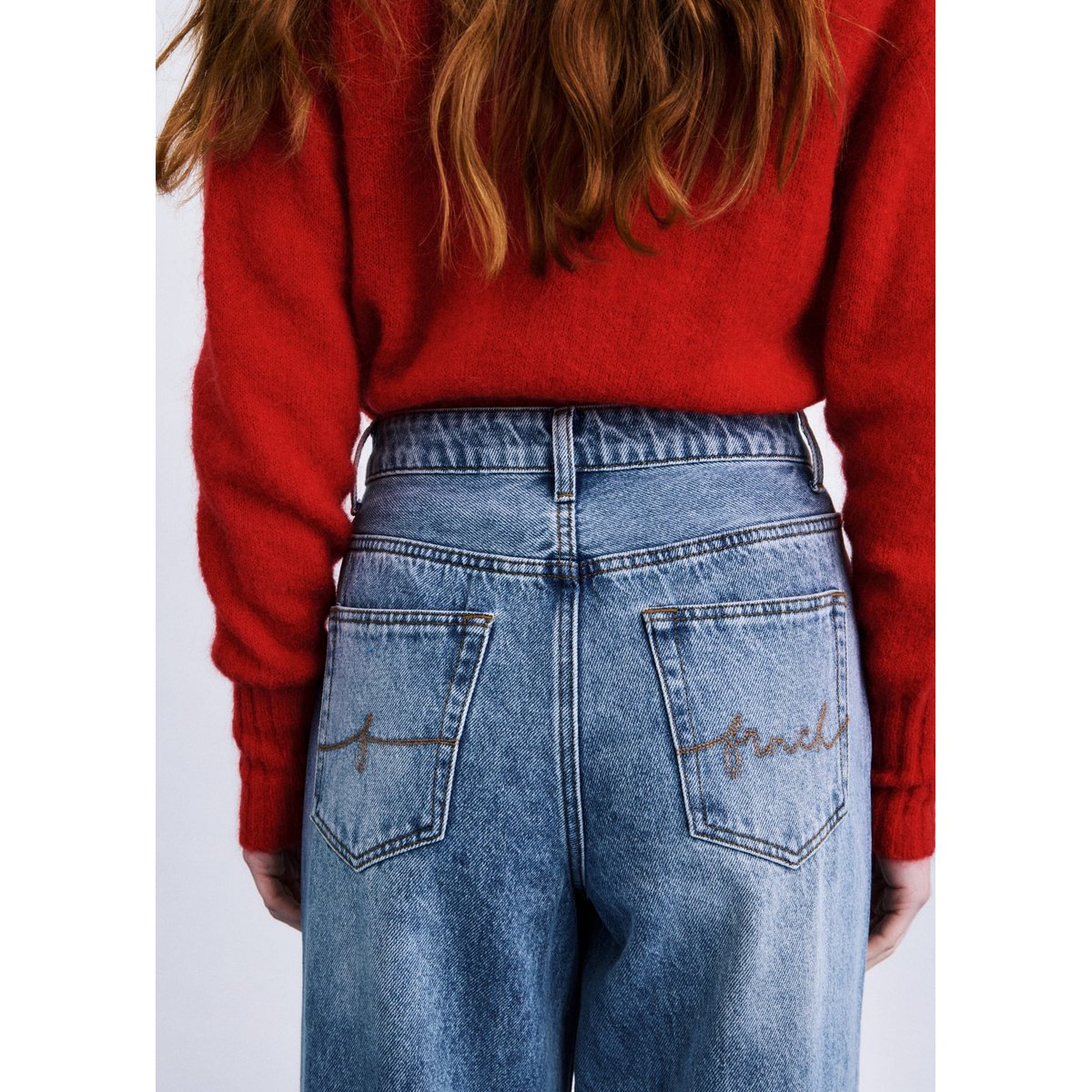 Jean Ossa en coton OSSA bleu jean, FRNCH