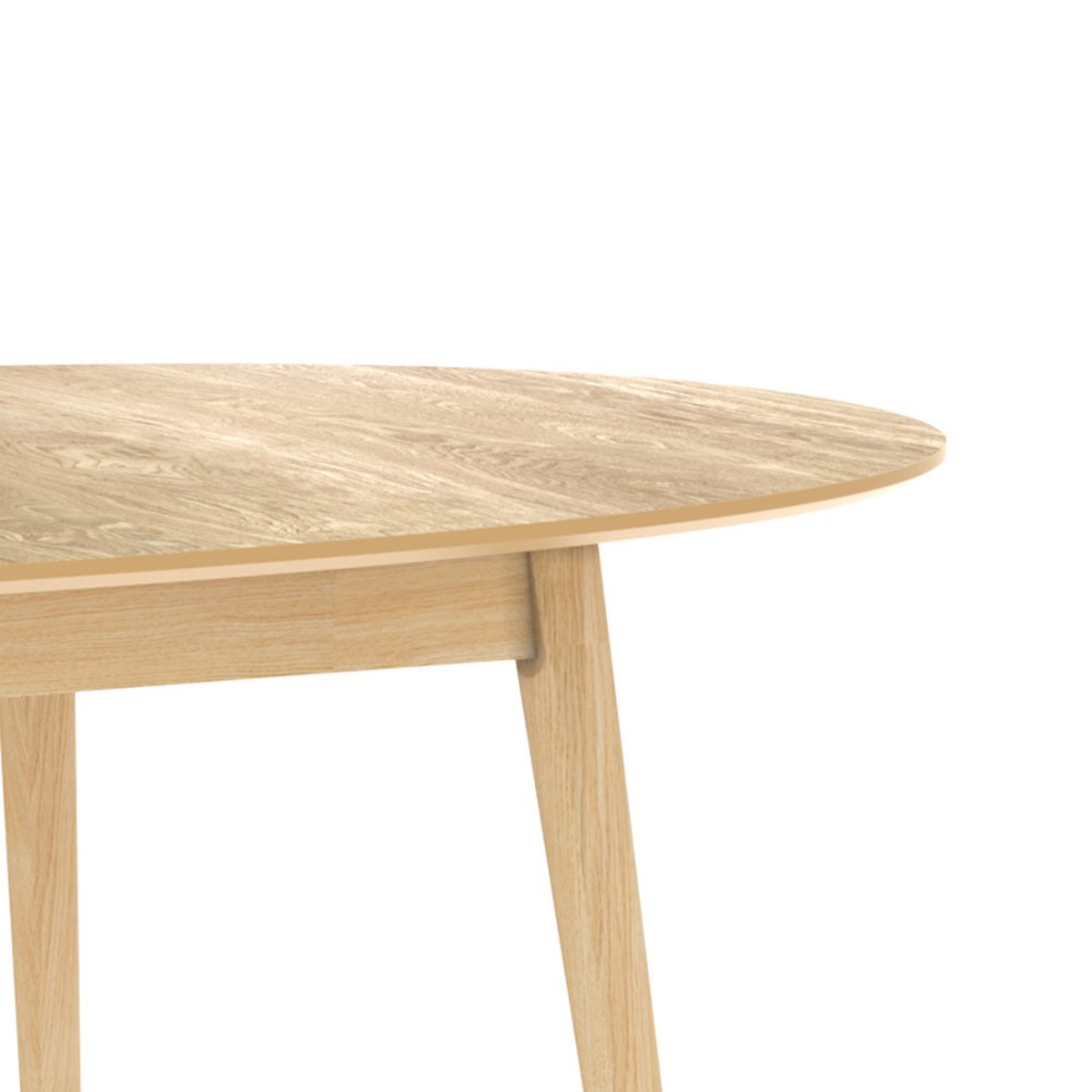 Table ovale 6/8 personnes extensible en bois 170/200 cm - EDDY bois clair, MAISON PAVANE