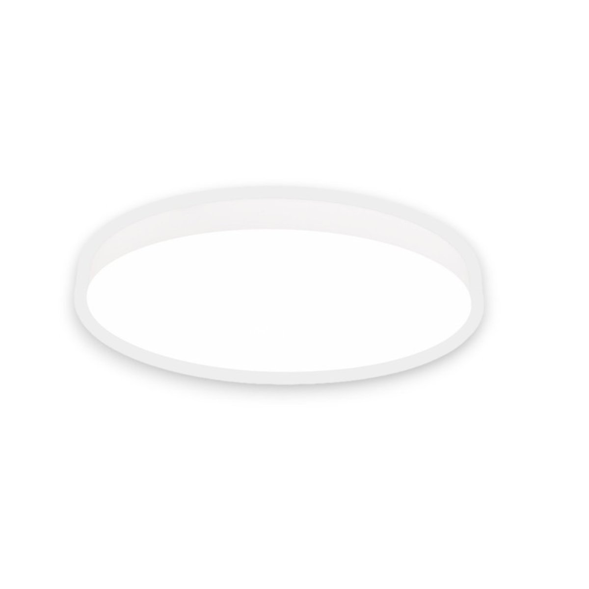 Grand Plafonnier fin blanc led Turin D50 blanc, MILLUMINE
