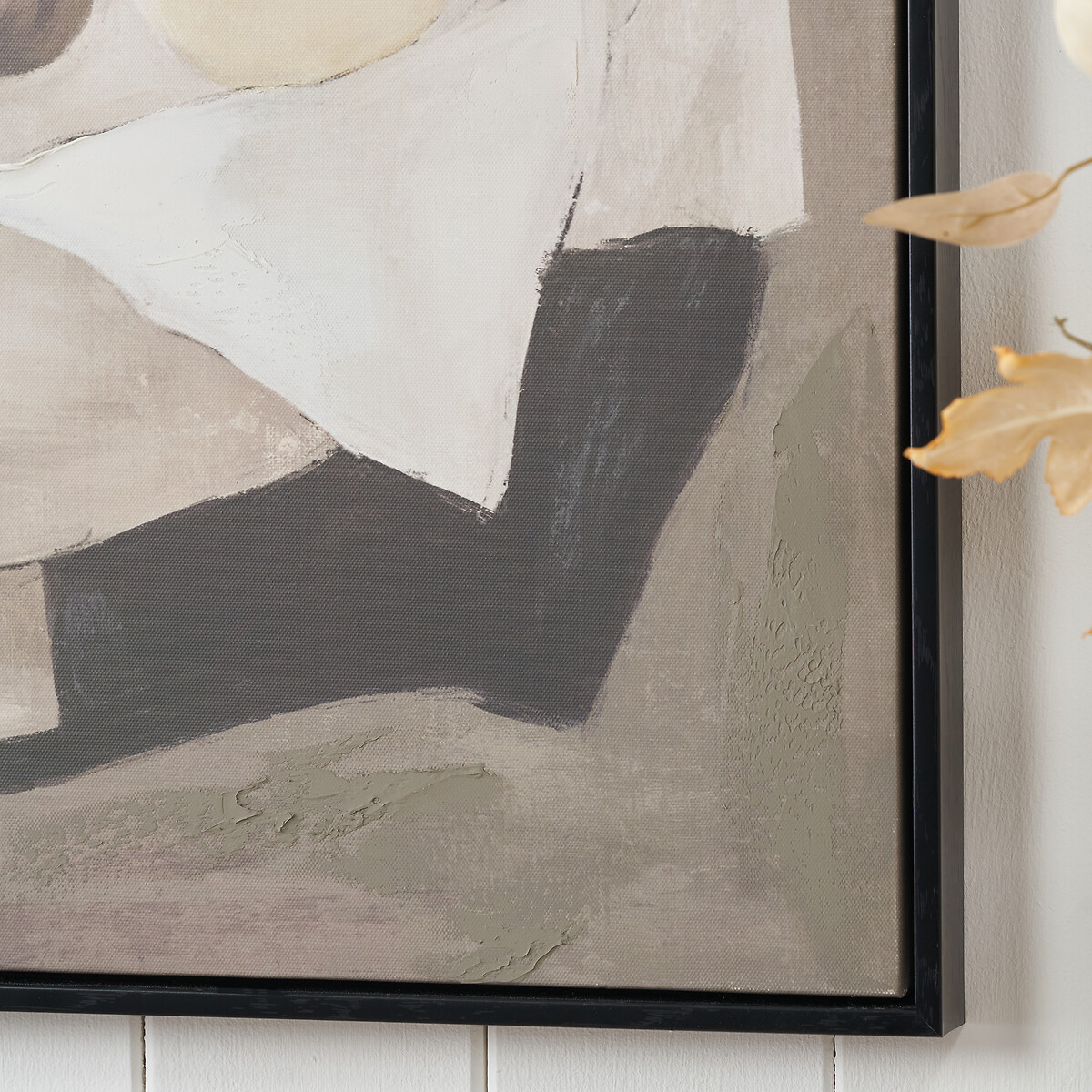 70cm Fruit Design Canvas with Black Frame natural, ÉDITÉ