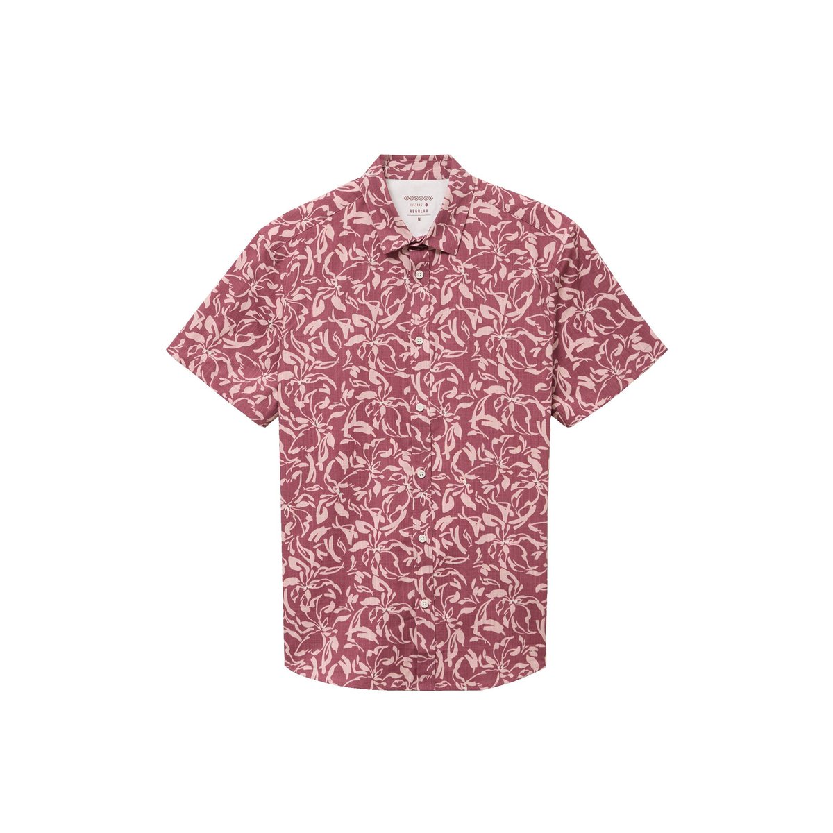 Chemise manches courtes vieux rose, BONOBO