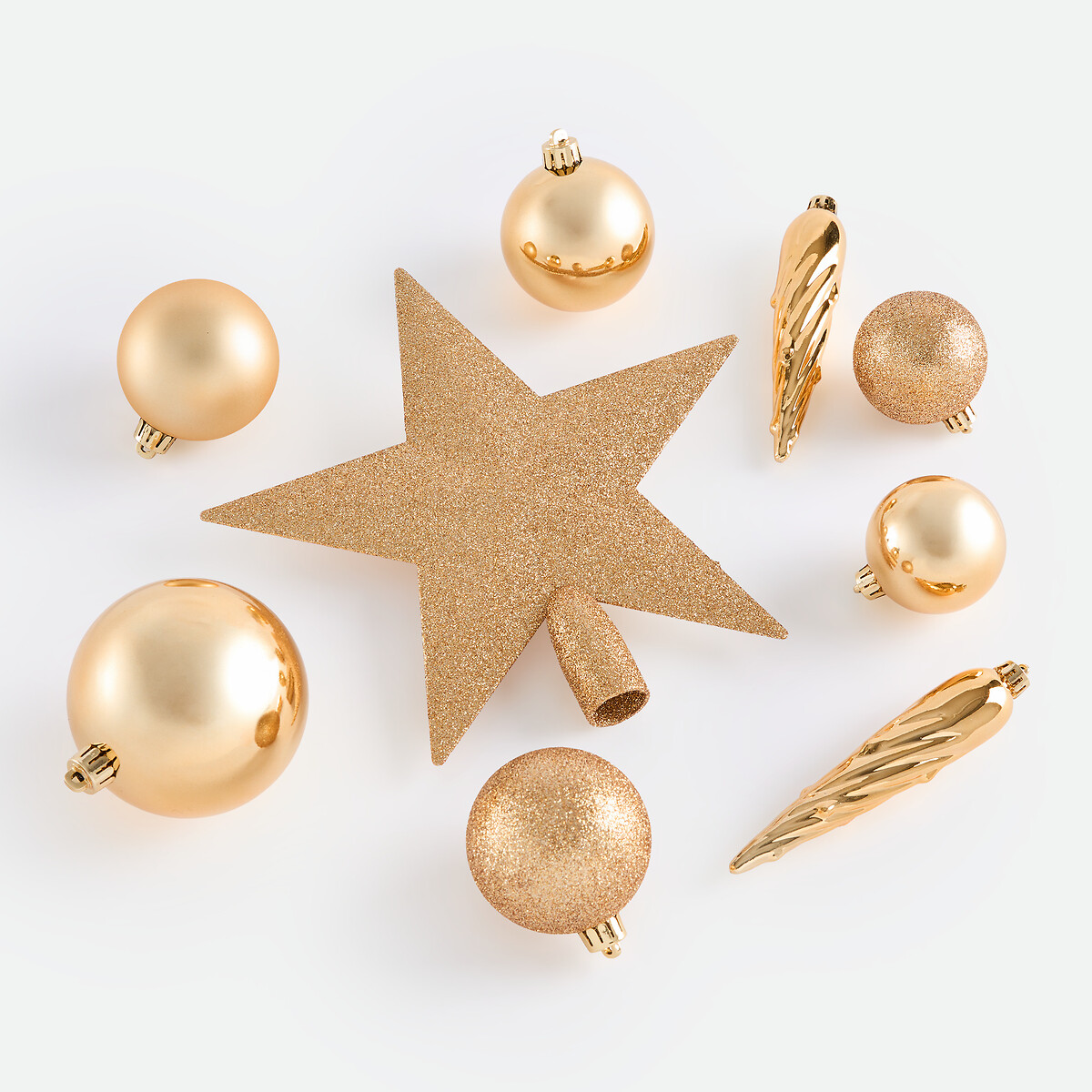 Coffret de 33 boules de Noël, CASPAR or, LA REDOUTE INTERIEURS
