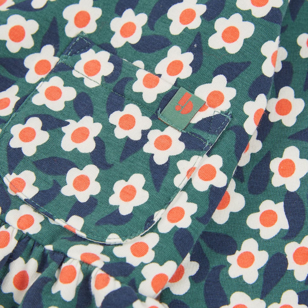 Robe molleton imprimé fleurs multicolore, BOBOLI