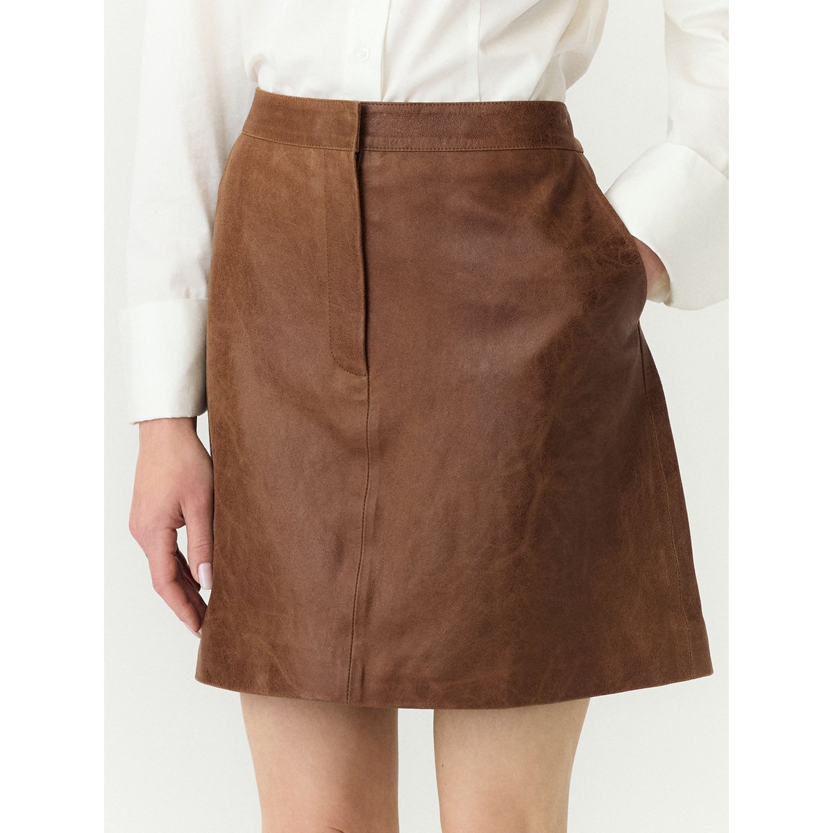 Mini-Jupe marron - cocoa brown1, YAS