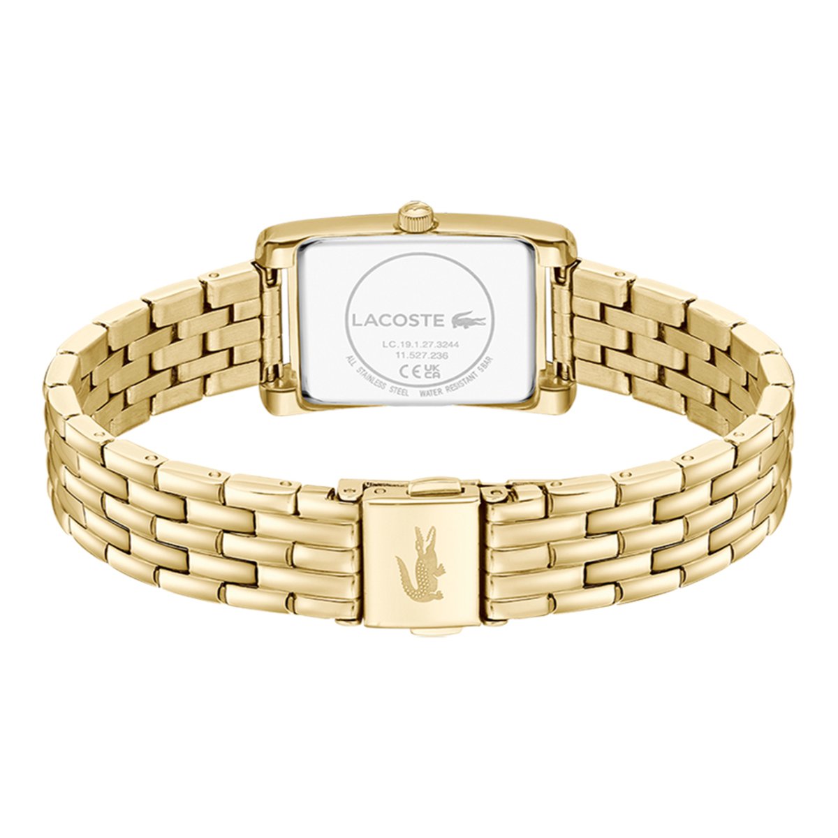 Montre Analogique CROISETTE doré blanc doré, LACOSTE