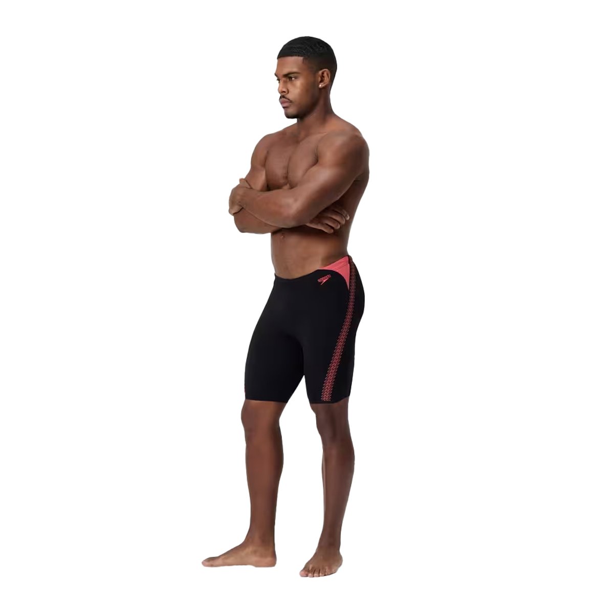Jammer de natation motif/style géométrique HYPERBOOM PLACEMENT noir, SPEEDO