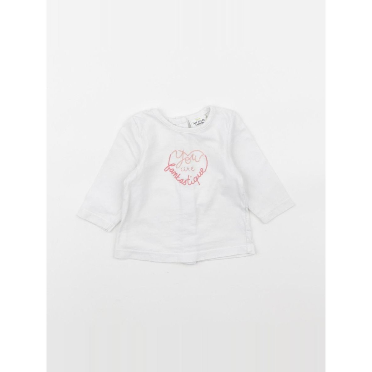 Tee-shirt - Bon état blanc, TAPE A L'OEIL