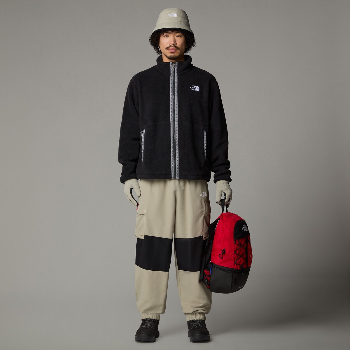 Sweat polaire zippé, Fleeski noir, THE NORTH FACE