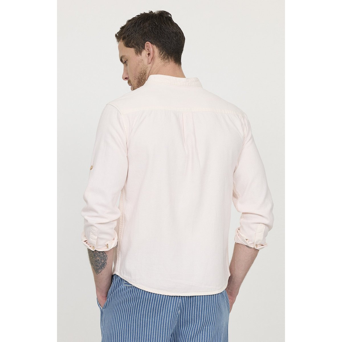 Chemise manches longues coton comfort DUMORI rose, LEE COOPER