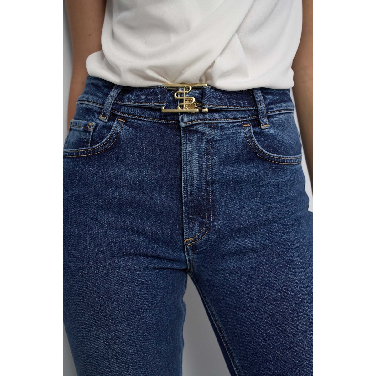 JEAN DESTINY PUSH UP BOOTCUT bleu denim, SALSA JEANS