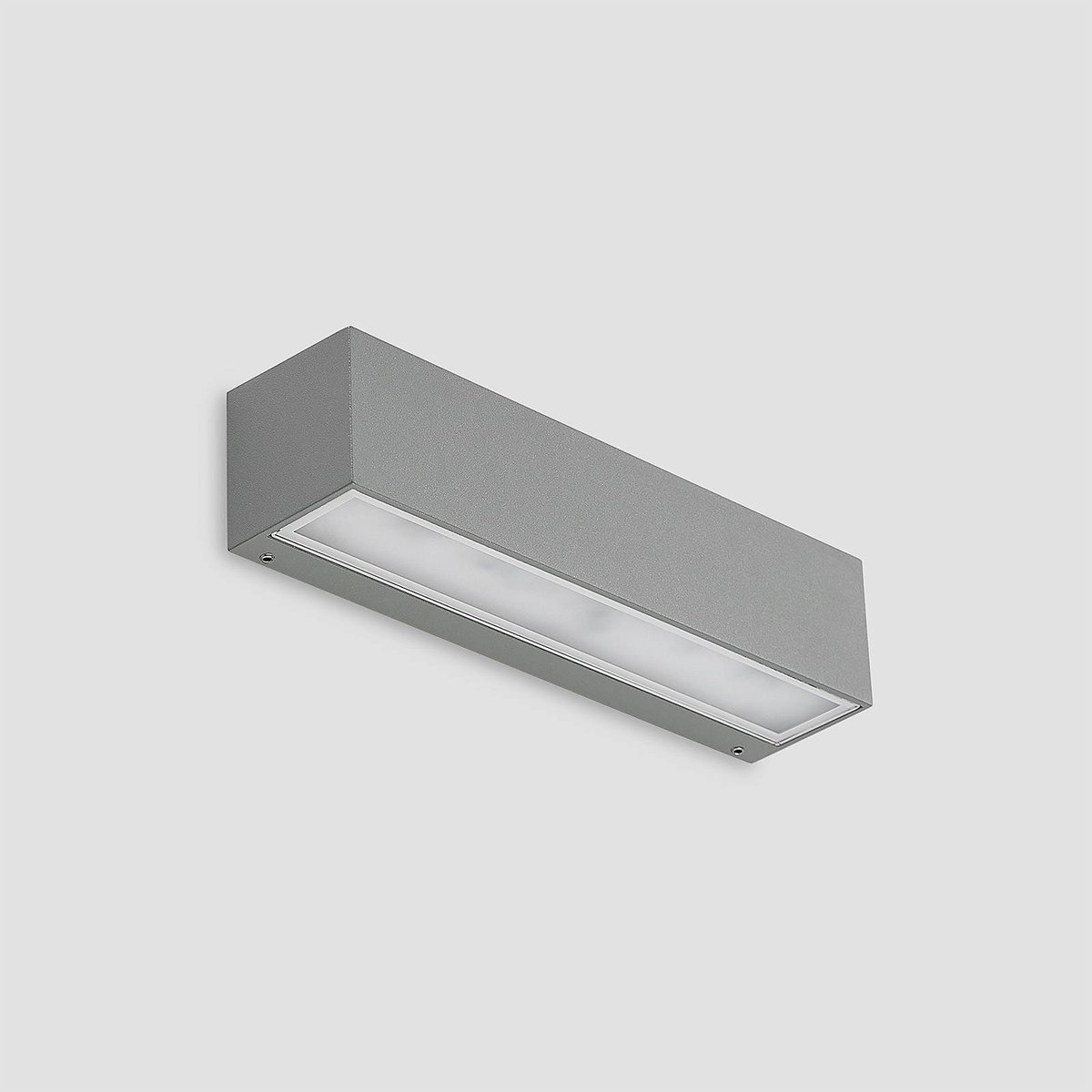 Applique extérieure en aluminium moderneLED argent, LUCANDE