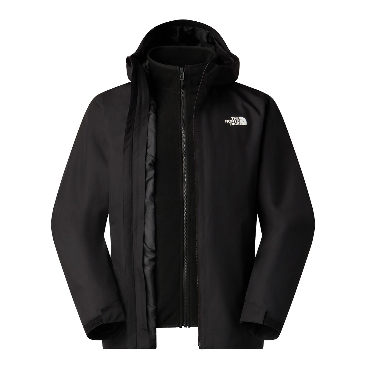 Veste à capuche 2 en 1 avec polaire, Quest noir, THE NORTH FACE