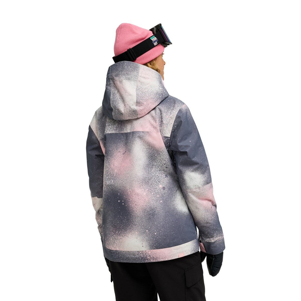 Veste de snow technique BRYLEE. gris shark frostbite, ROXY