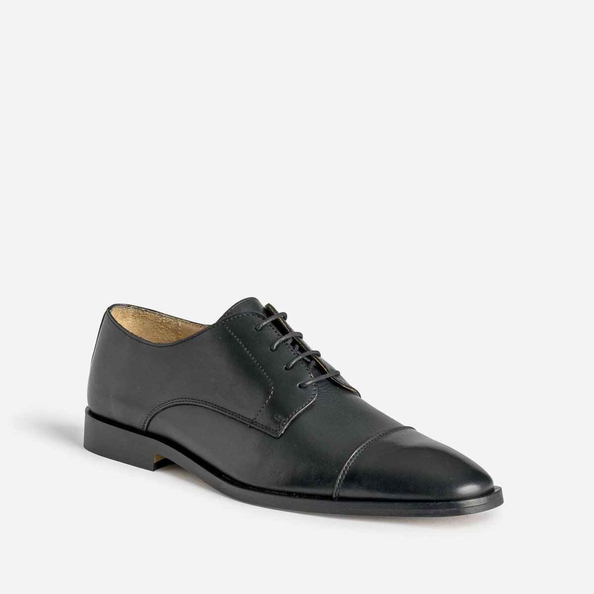 Derby en cuir CLIVE noir, ERAM