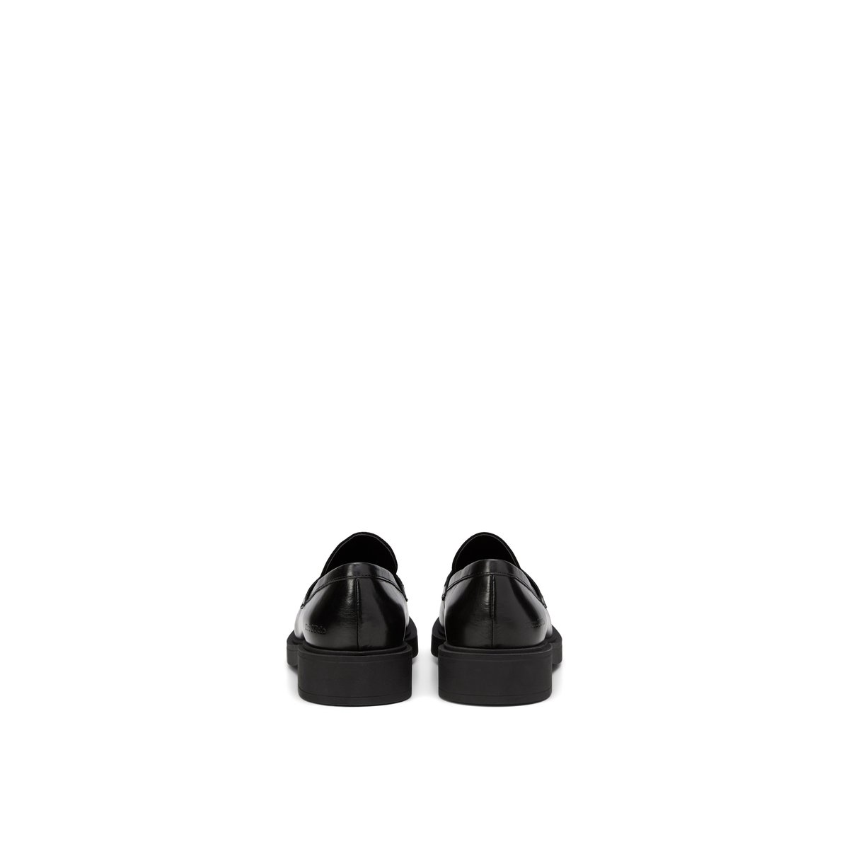 Penny-Loafer modèle Lea en mélange de cuir : lisse et velours noir, MARC O'POLO