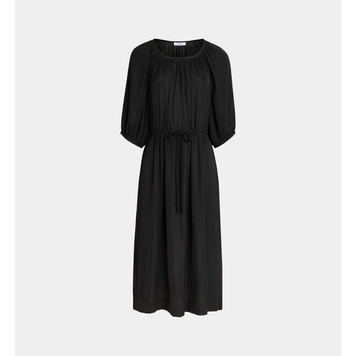 Robe diane sat fluide mi-longue noir, GALERIES LAFAYETTE