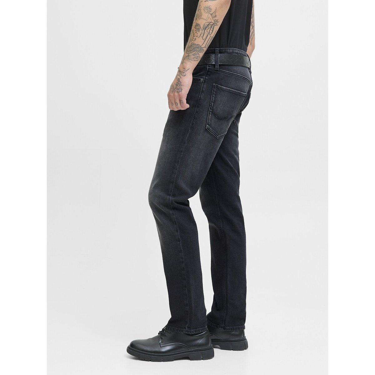 Jean droit Clark noir denim, JACK & JONES