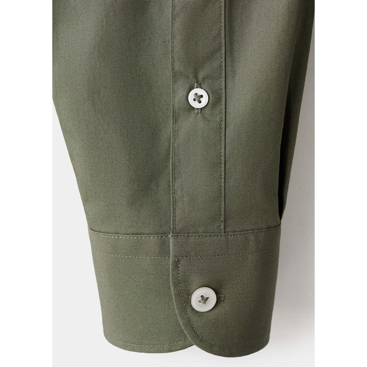 Chemise 100 % coton regular-fit kaki, MANGO MAN