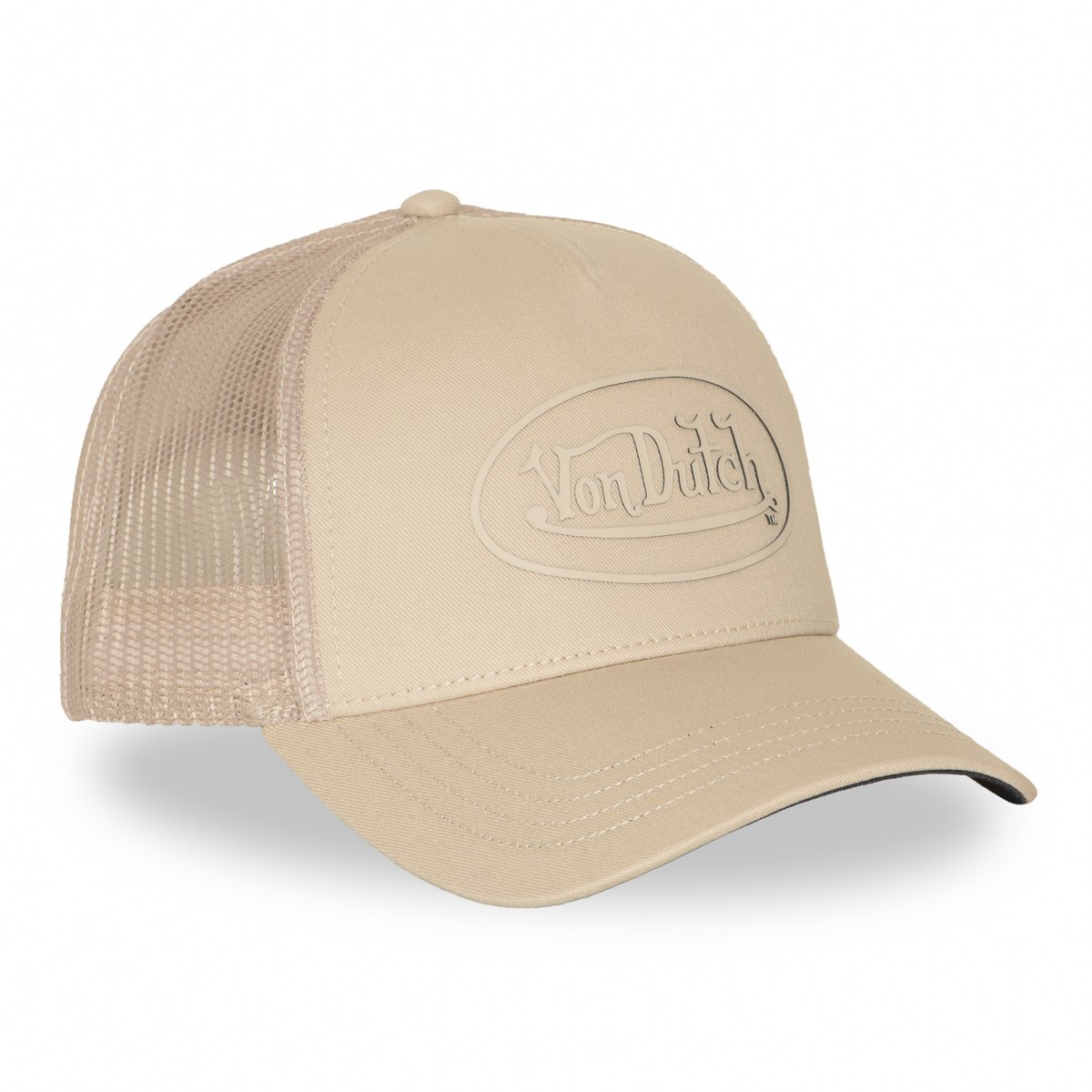 Casquette Trucker Log beige/noir, VON DUTCH