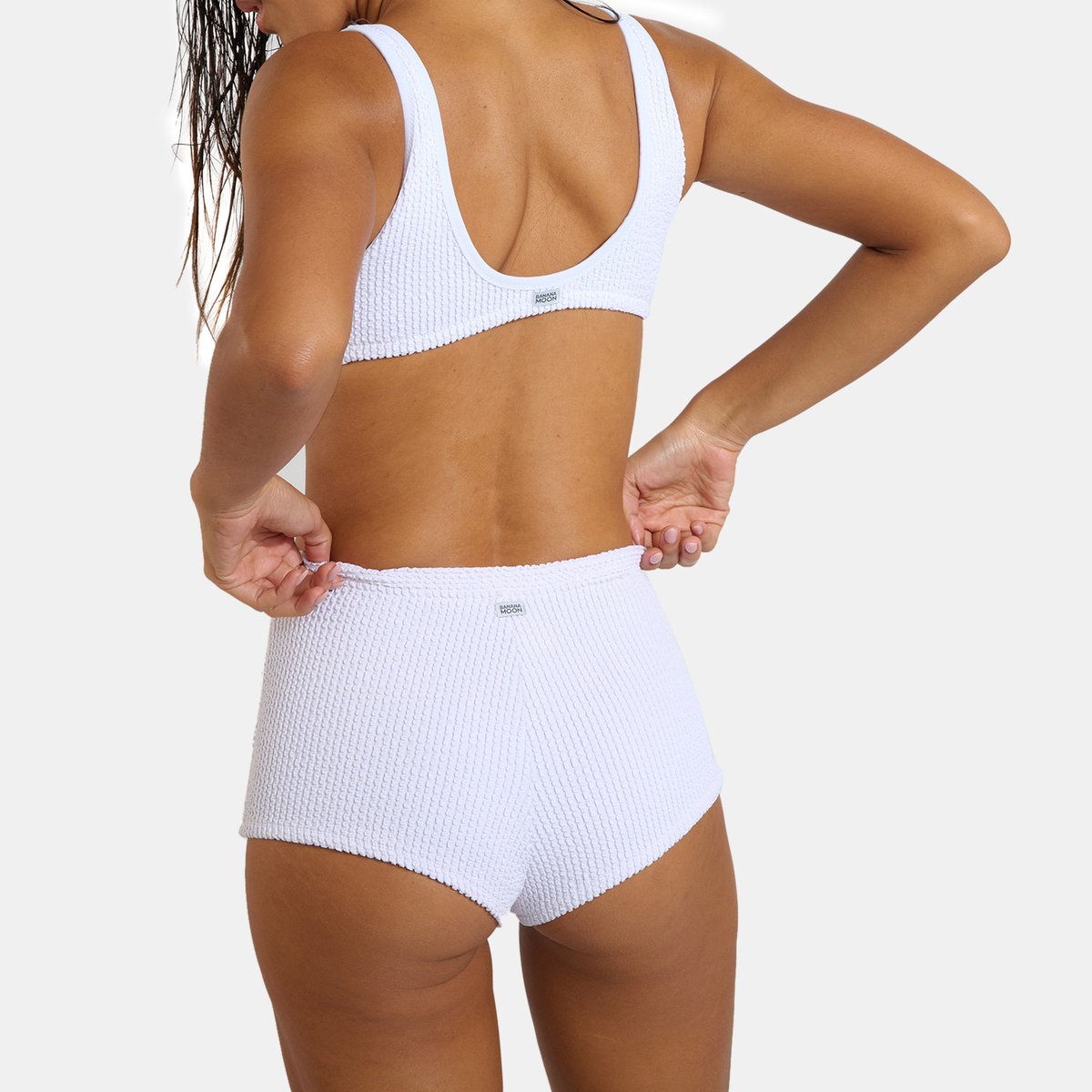 Haut de maillot brassière Pulco - POPSAIL blanc, BANANA MOON