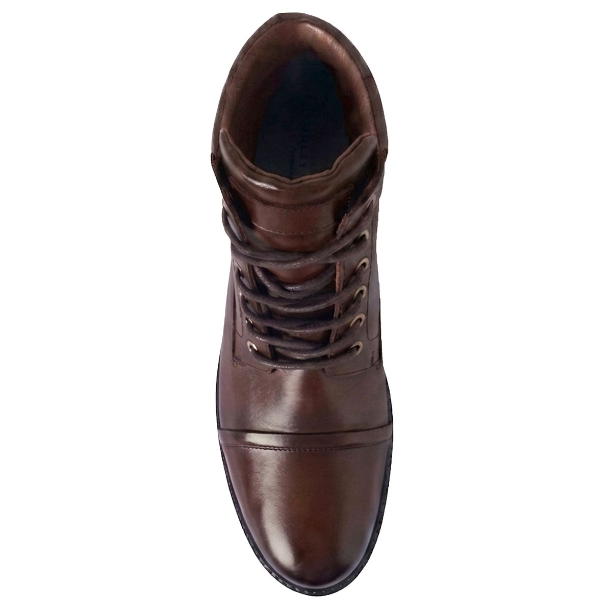 Boots rangers Elliot cuir marron, JULES & JENN
