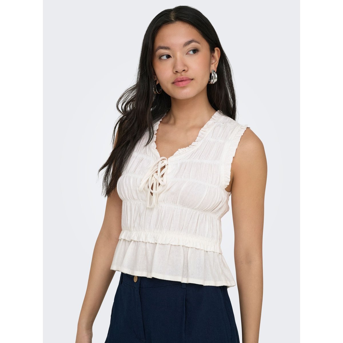 Blouse cloud dancer, ONLY