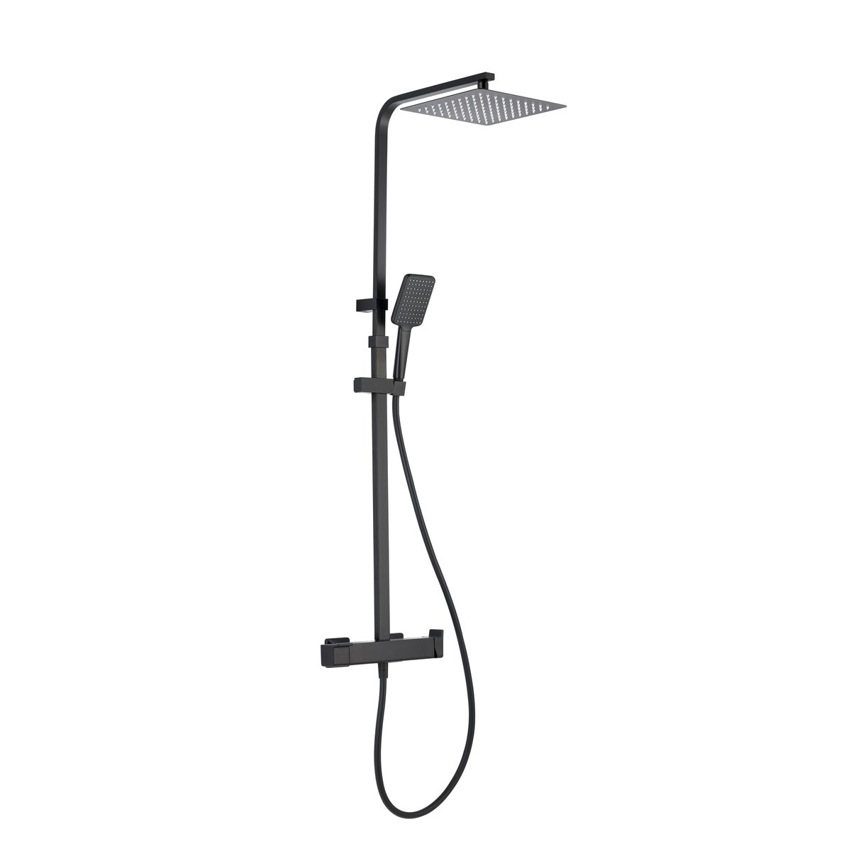 Colonne de douche avec robinet, STUDIO noir, SENSEA