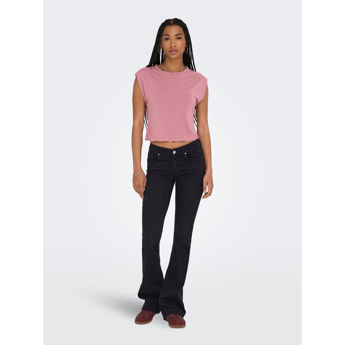 Jean Flared black denim, ONLY