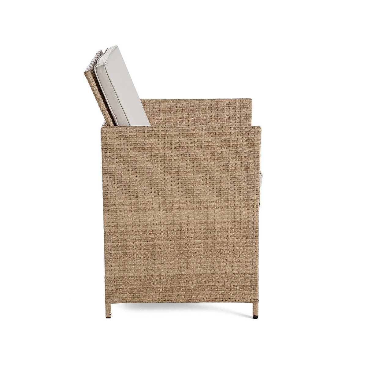 Salon de jardin encastrable 12 places, FIRA beige, BEST MOBILIER