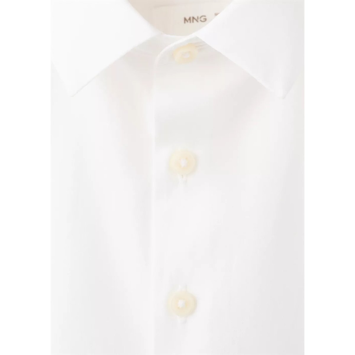 Chemise oxford en coton blanc, MANGO BABY