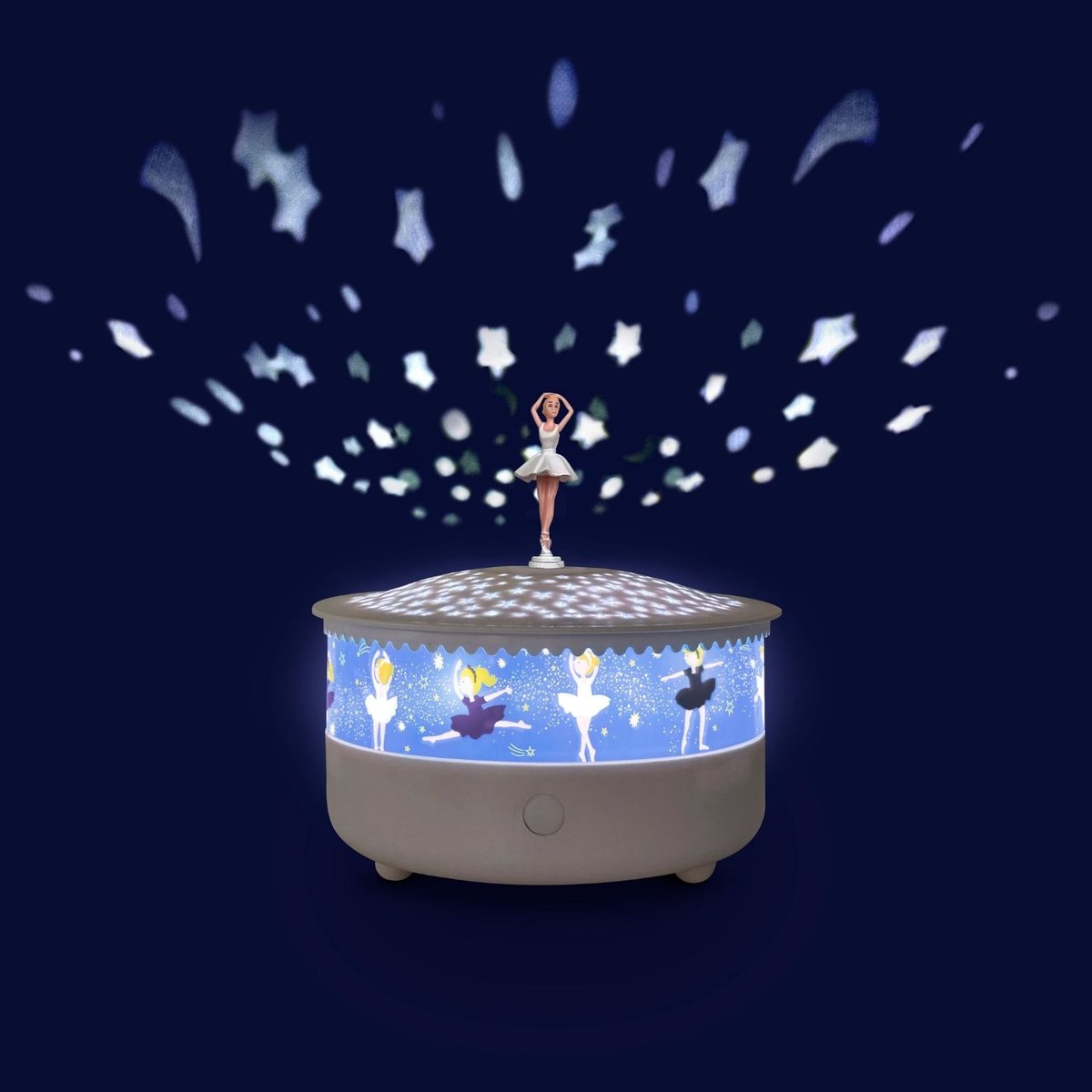 Veilleuse projecteur Révolution blanc, bleu, noir, TROUSSELIER
