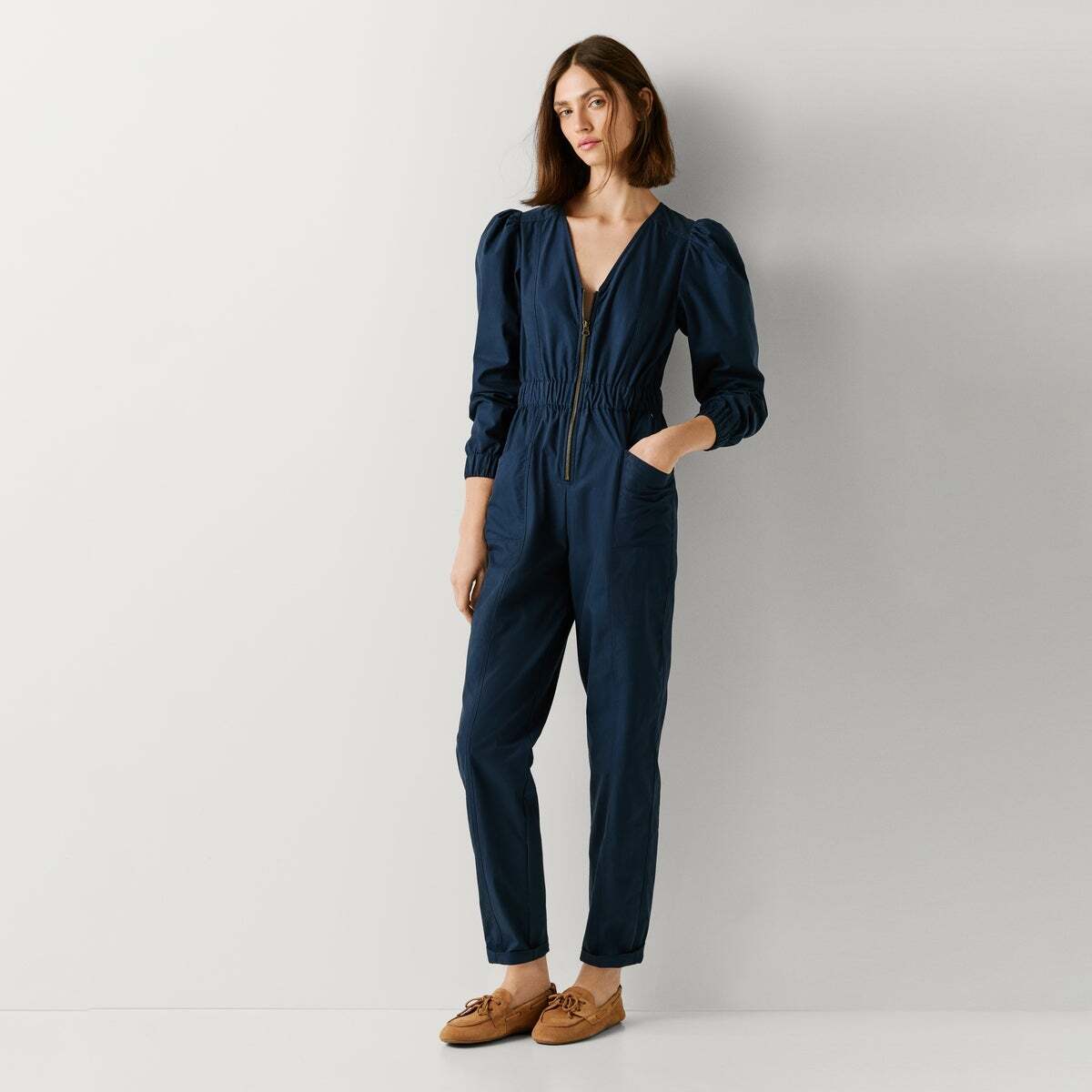 Combinaison Longue À Col En V bleu dulwich, PEPE JEANS