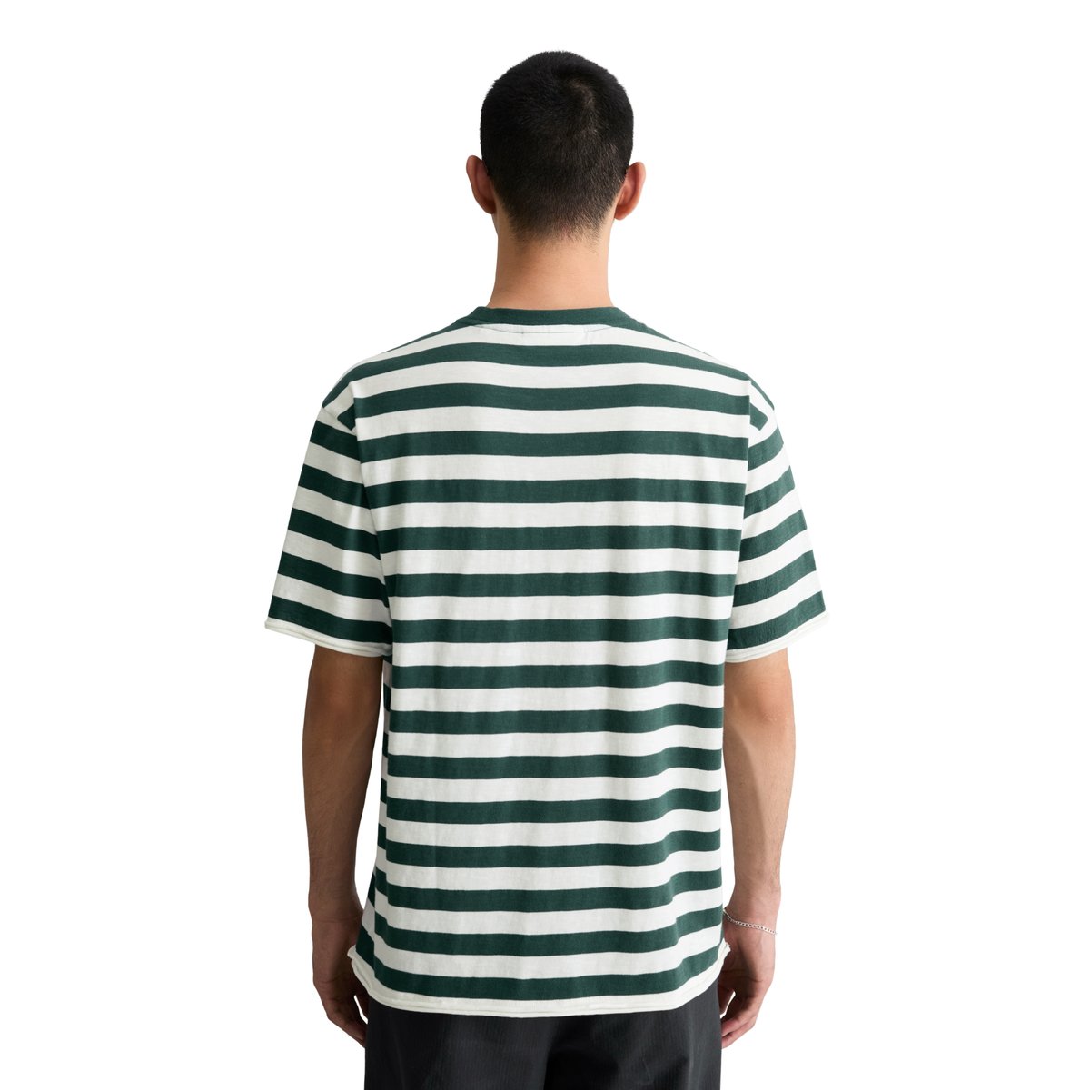 T-shirt relaxed en coton bio doux vert, MARC O’POLO DENIM