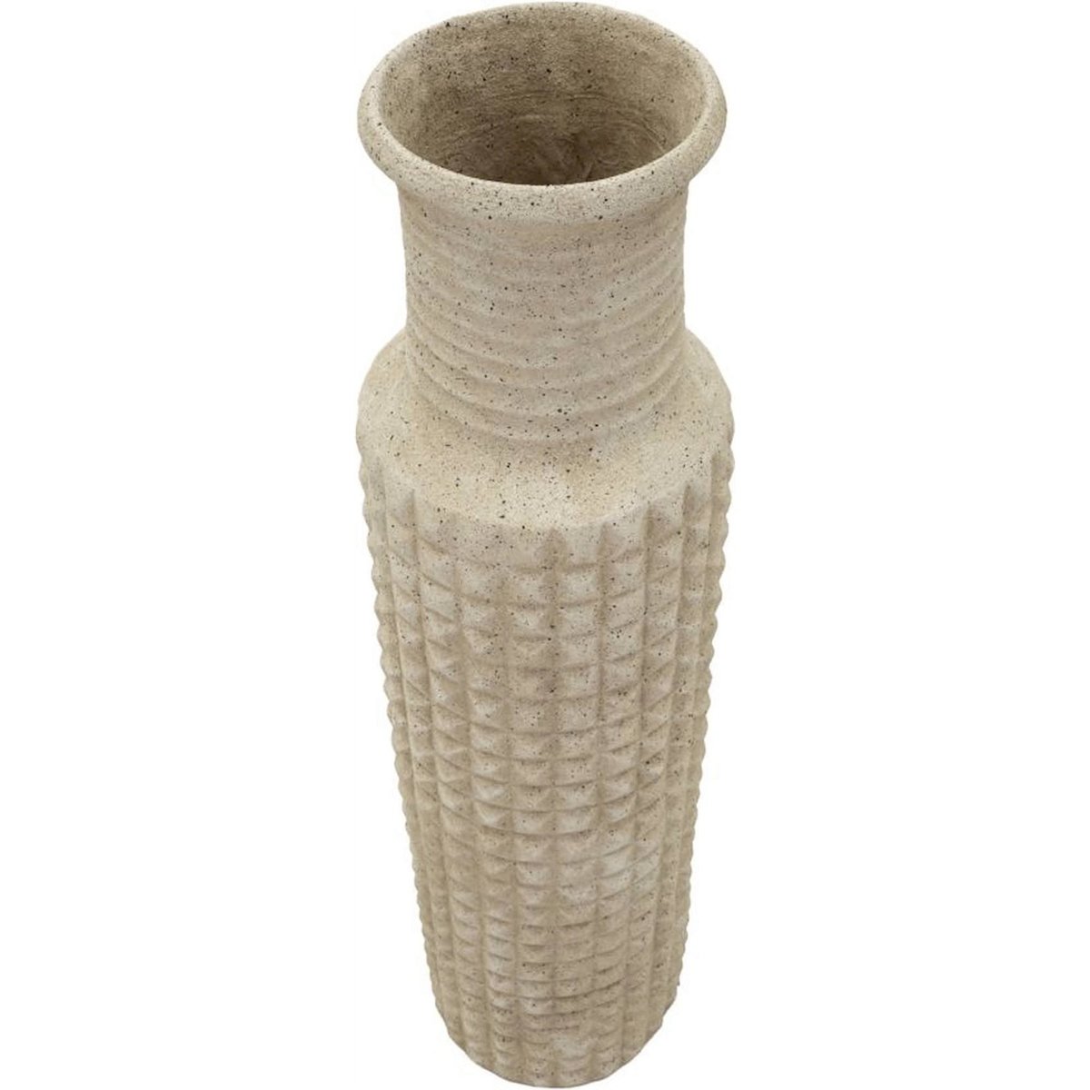 Grand vase extérieur effet pierre MODERN beige effet pierre, RECOLLECTION