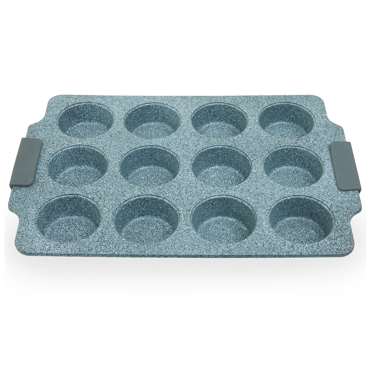 Non-Stick Marbled 12-Muffin Tray grey, SO'HOME