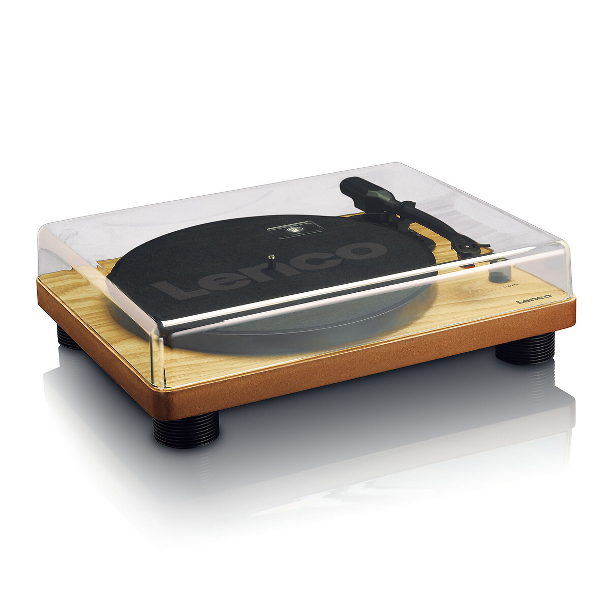 Gira-discos, da Lenco castanho, LENCO