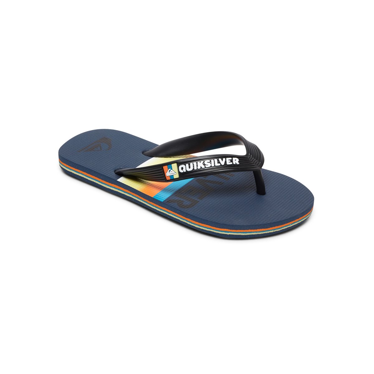 Tongs MOLOKAI SLAB multi black/blue/blue, QUIKSILVER