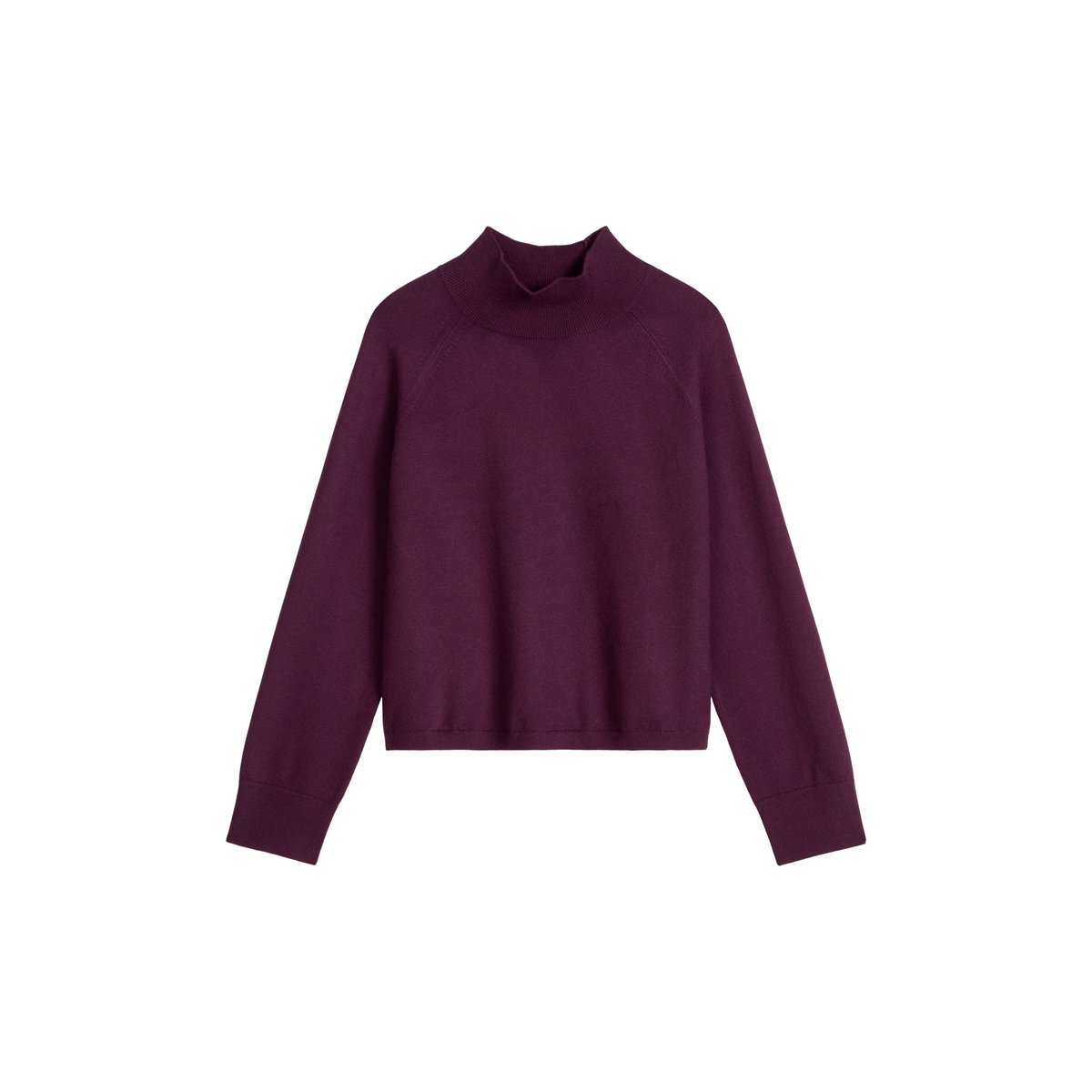 Pull en maille douce en Cotton Wool Stretch vieux rose, MARC O'POLO