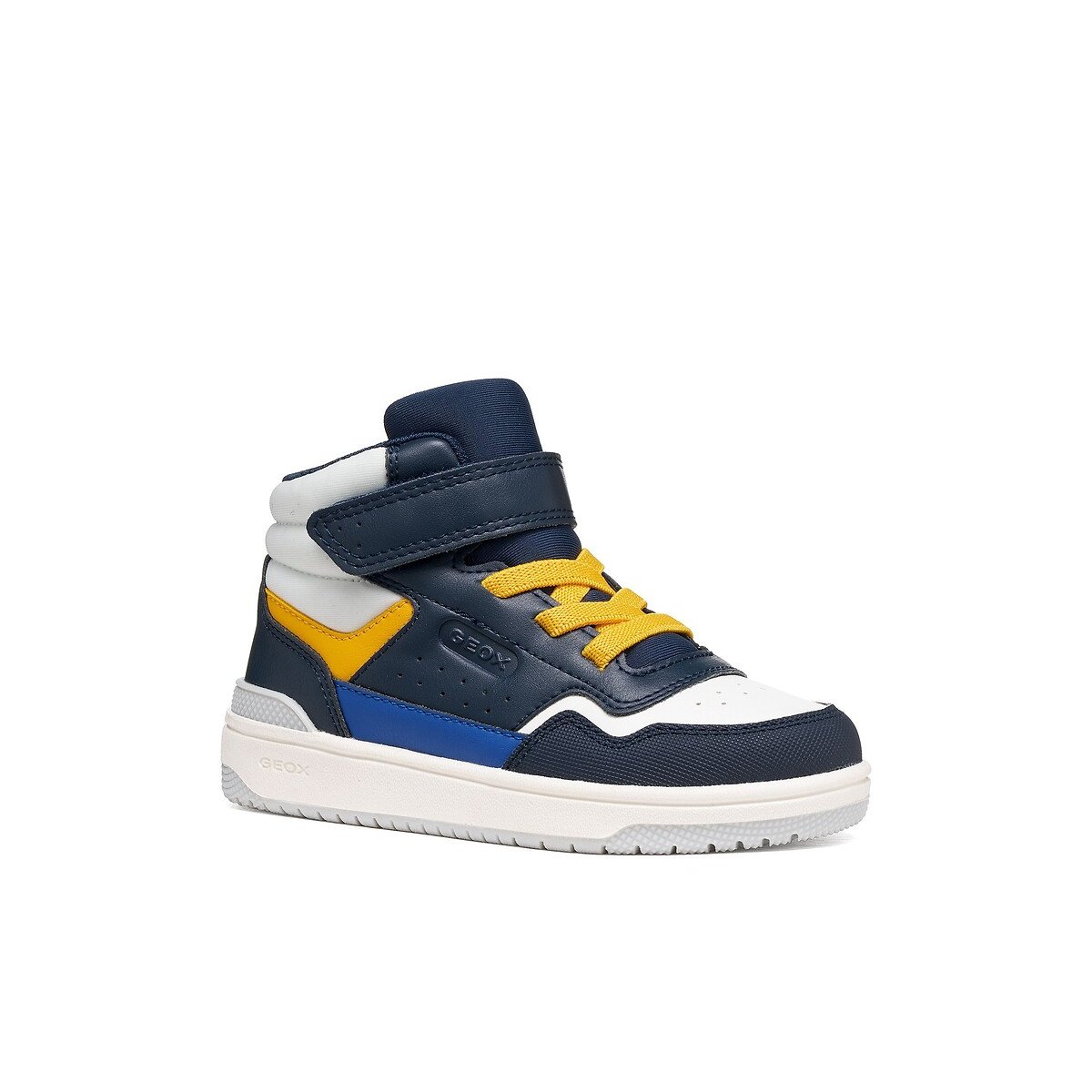 Baskets montantes, WASHIBA bleu marine/blanc, GEOX