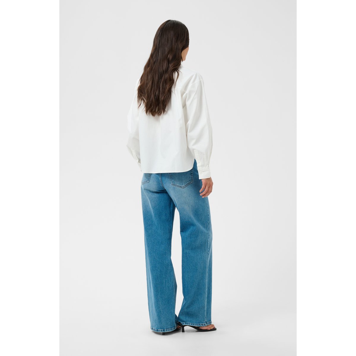 Chemise à manches longues blanc chalk, KAFFE