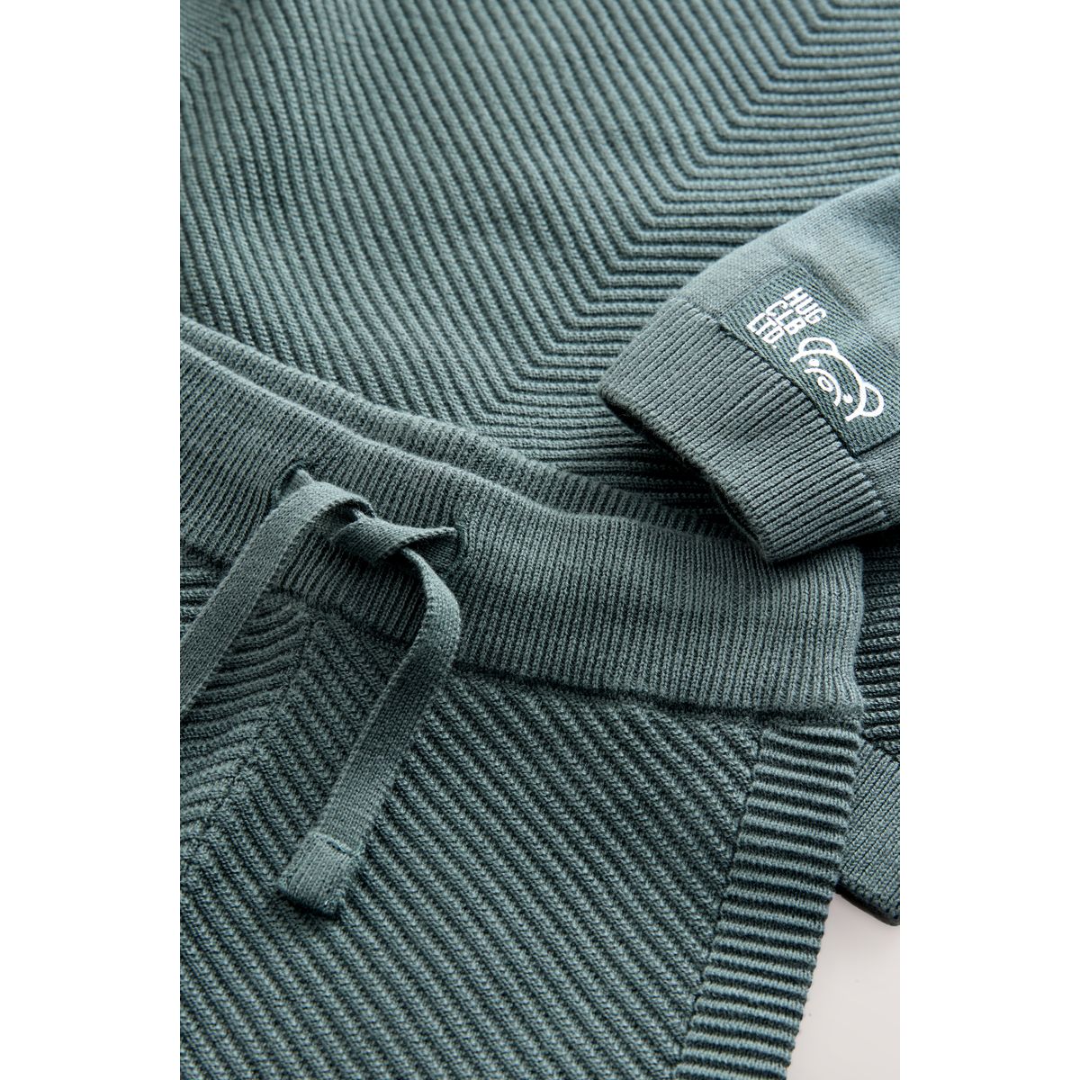 Ensemble sweat à capuche en maille et legging bleu, NEXT